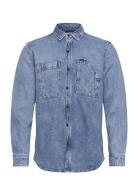 Engineer Overshirt Tops Shirts Denim Shirts Blue Lee Jeans