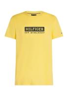 Colour To Colour Graphic Tee Tops T-Kortærmet Skjorte Yellow Tommy Hil...