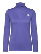 W Flex 1/4 Zip Tee Slim Sport Women Sport Clothing Sports Tops & T-shi...