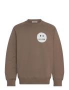 Wwhester Miley Sweatshirt Tops Sweatshirts & Hoodies Sweatshirts Brown...