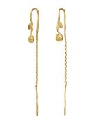 Junia Earrings Ørestickere Smykker Gold Maanesten