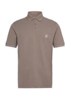 Polo Shirt Tops Polos Short-sleeved Brown Armani Exchange