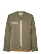 Poly Twill Alice Jacket Quiltet Jakke Green Mads Nørgaard