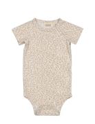 Leo Body Ss Bodies Short-sleeved Beige MarMar Copenhagen