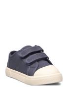 Velcro Fastening Straps Sneakers Low-top Sneakers Blue Mango