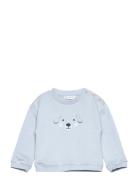Embossed Embellishment Cotton Sweatshirt Tops Sweatshirts & Hoodies Sw...