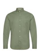 Reg Classic Poplin Shirt Tops Shirts Casual Green GANT