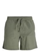 Jpstjaiden Jjsummer Linen Blend Sh Jnr Bottoms Shorts Khaki Green Jack...