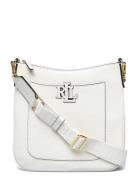 Pebbled Leather Large Cameryn Crossbody Bags Crossbody Bags White Laur...