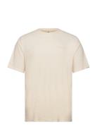 Akkikki Frotte Tee Tops T-Kortærmet Skjorte Beige Anerkjendt