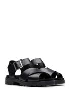 Orinoco Cross D Flade Sandaler Black Clarks