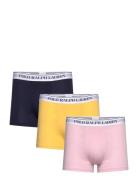 Classic Stretch-Cotton Trunk 3-Pack Boxershorts Navy Polo Ralph Lauren