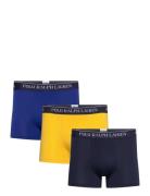 Classic Stretch-Cotton Trunk 3-Pack Boxershorts Navy Polo Ralph Lauren