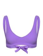 Scoop Bikini Top Swimwear Bikinis Bikini Tops Bandeau Bikinitops Purpl...