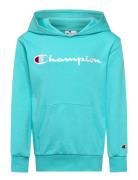 Hooded Sweatshirt Sport Sweatshirts & Hoodies Hoodies Blue Champion