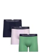 Stretch Cotton Boxer Brief 3-Pack Boxershorts Navy Polo Ralph Lauren