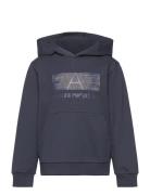 Sweatshirt Tops Sweatshirts & Hoodies Hoodies Navy EA7