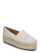 Lynn Espadrille Espadrillos Flade Sandal Cream Michael Kors