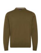 Pacas-L Tops Knitwear Round Necks Green BOSS