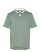 B Sport Collar Sport T-Kortærmet Skjorte Green Adidas Golf