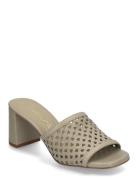 Monrue_Gra Sandal Med Hæl Beige UNISA