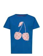 Tnnolene S_S Tee Tops T-Kortærmet Skjorte Blue The New