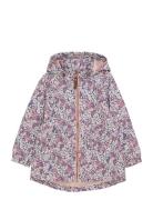 Jacket Shaped, Aop Outerwear Shell Clothing Shell Jacket Pink En Fant