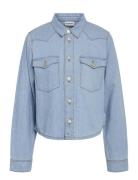 Nmselvi L/S Regular Shirt Az413Lb S* Jakke Denimjakke Blue NOISY MAY