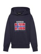 K B-Sella H Tops Sweatshirts & Hoodies Hoodies Navy Napapijri