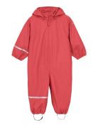 Basic Rainwear Suit -Pu Outerwear Coveralls Rainwear Coveralls Red CeL...