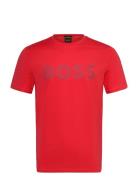 Tee Active Sport Men Sports Clothes Sport Tops Sport T-Skjorte Red BOS...