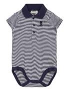 Bodysuit Bodies Short-sleeved Navy United Colors Of Benetton