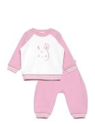 Set Sweater+Trousers Sets Tracksuits Pink United Colors Of Benetton