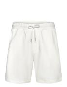 Jersey Drawstring Shorts Bottoms Shorts Sweat Shorts Cream Lindbergh