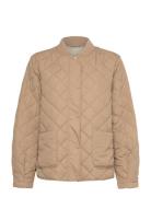 Fqtinga-Jacket Quiltet Jakke Beige FREE/QUENT