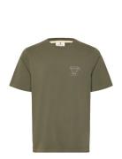 Akkikki Monday Slow Tee Tops T-Kortærmet Skjorte Green Anerkjendt