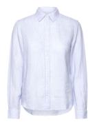 Reg Linen Shirt Tops Shirts Linen Shirts Blue GANT