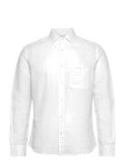 Classic-Fit Linen Shirt Tops Shirts Linen Shirts White Mango