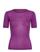 W Mer 75 Cool-Lite Featherlight Ss Crewe Sport Sport Clothing Sports T...
