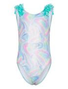 Swimming Costume Badedragt Badetøj Blue Billieblush