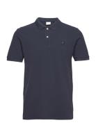 Rowan Basic Polo - Gots/Vegan Tops Polos Short-sleeved Navy Knowledge ...