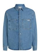 Relaxed Denim Shirt Tops Shirts Denim Shirts Blue Calvin Klein Jeans