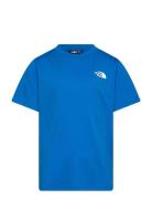 Teen New 24/7 Ss Tee Sport T-Kortærmet Skjorte Blue The North Face