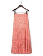 Printed Maxi Skirt Skirts Maxi Skirts Red Lexington Clothing
