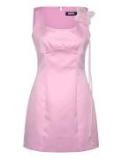 Satin Flower Dress Designers Short Dress Pink ROTATE Birger Christense...