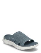 Womens Go Walk Flex Sandal - Elation Flade Sandaler Blue Skechers