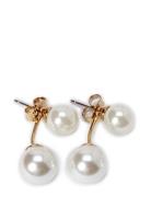 Dee Sg White Pearl Accessories Jewellery Earrings Studs White Dyrberg/...