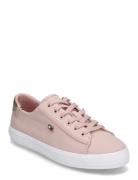 Vulc Canvas Lace Up Sneaker Low-top Sneakers Pink Tommy Hilfiger