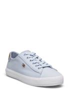 Vulc Canvas Lace Up Sneaker Low-top Sneakers Blue Tommy Hilfiger