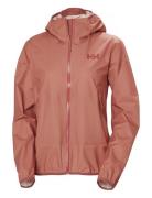 W Verglas 2.5L Fastpack Jacket Sport Sport Jackets Pink Helly Hansen